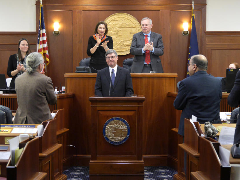 Alaska lawmakers applaud Alaska Supreme Court Chief Justice Joel Bolger