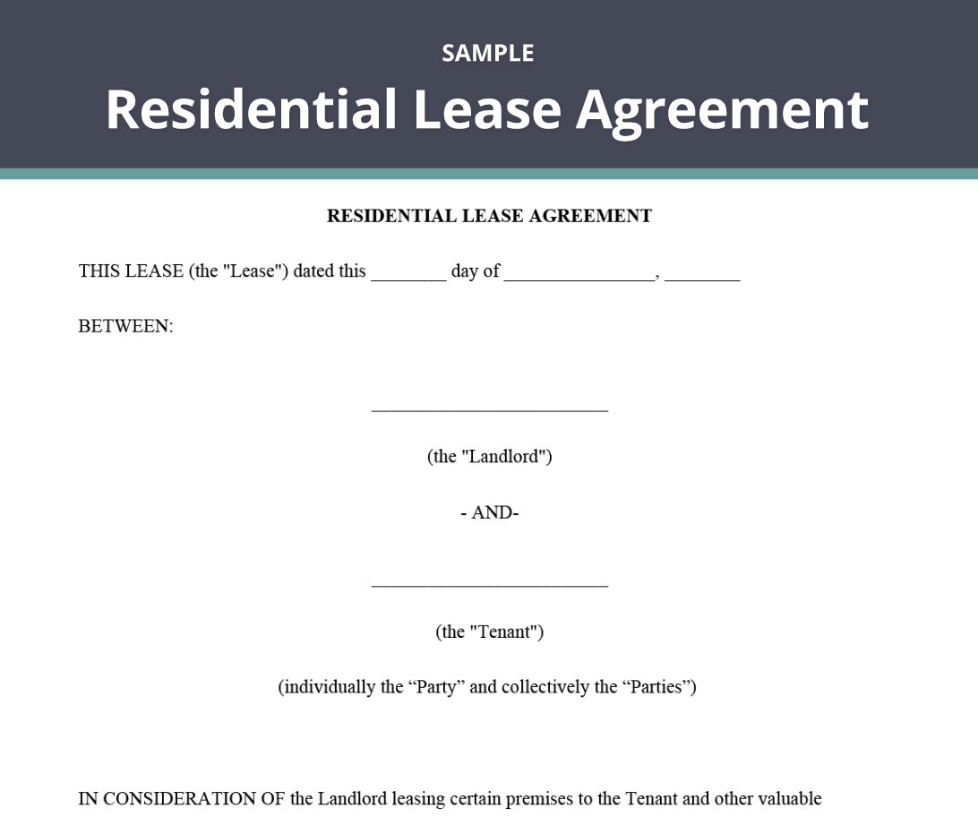 Lease Agreement Template