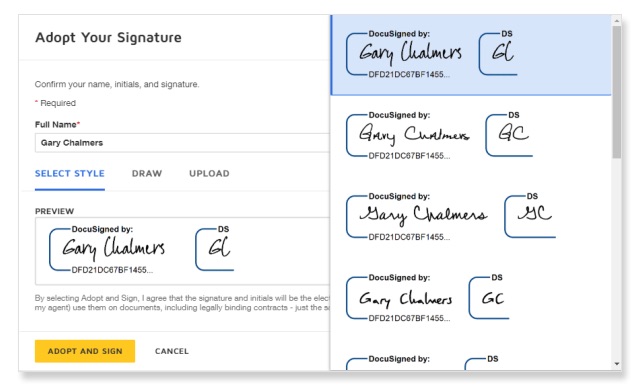 API For ESignature