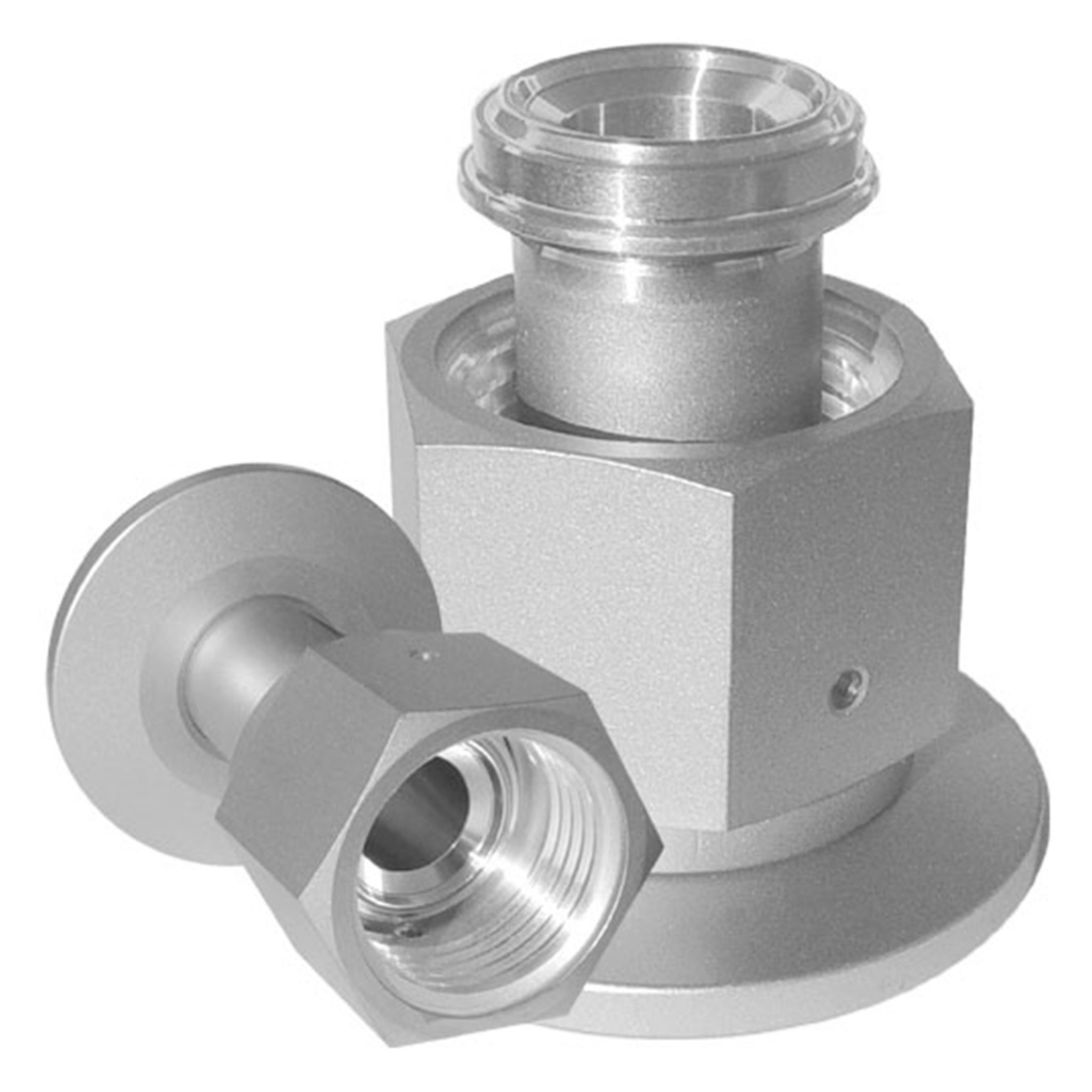 ADAPTER, 3/8" FEMALE VCR, KF (QF) 40, 304 SS Labideal