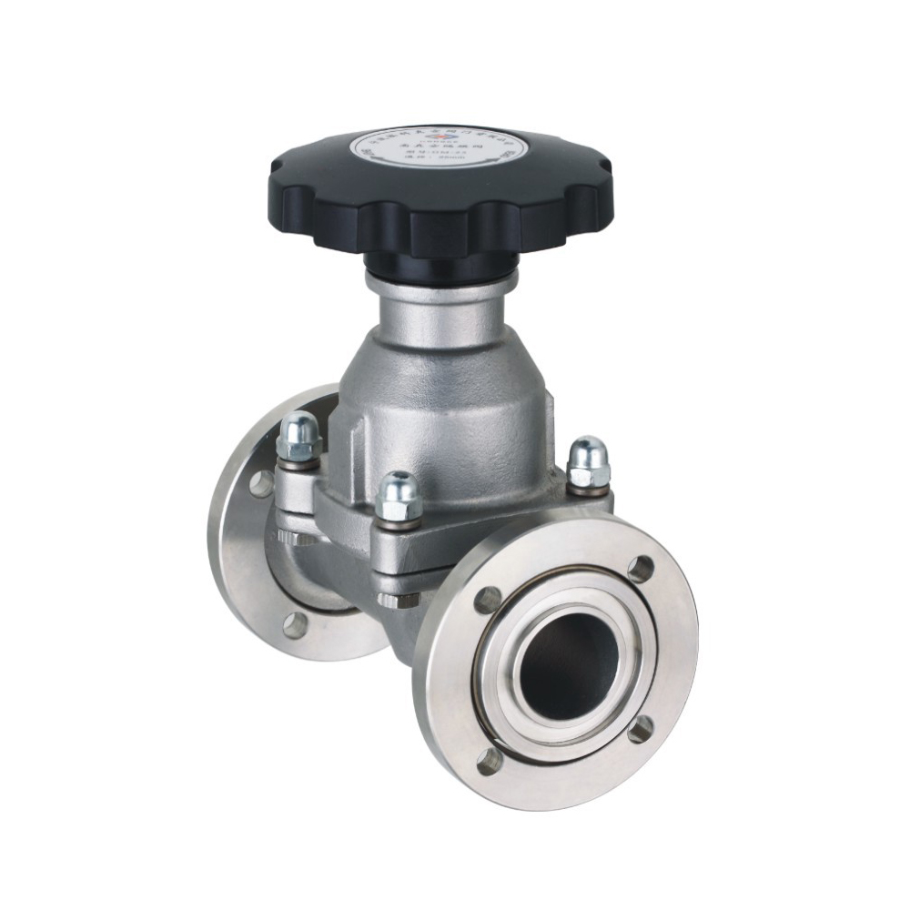 CF Stainless Steel Manual High Vacuum Loose Flange Diaphragm Valve GM-DN16