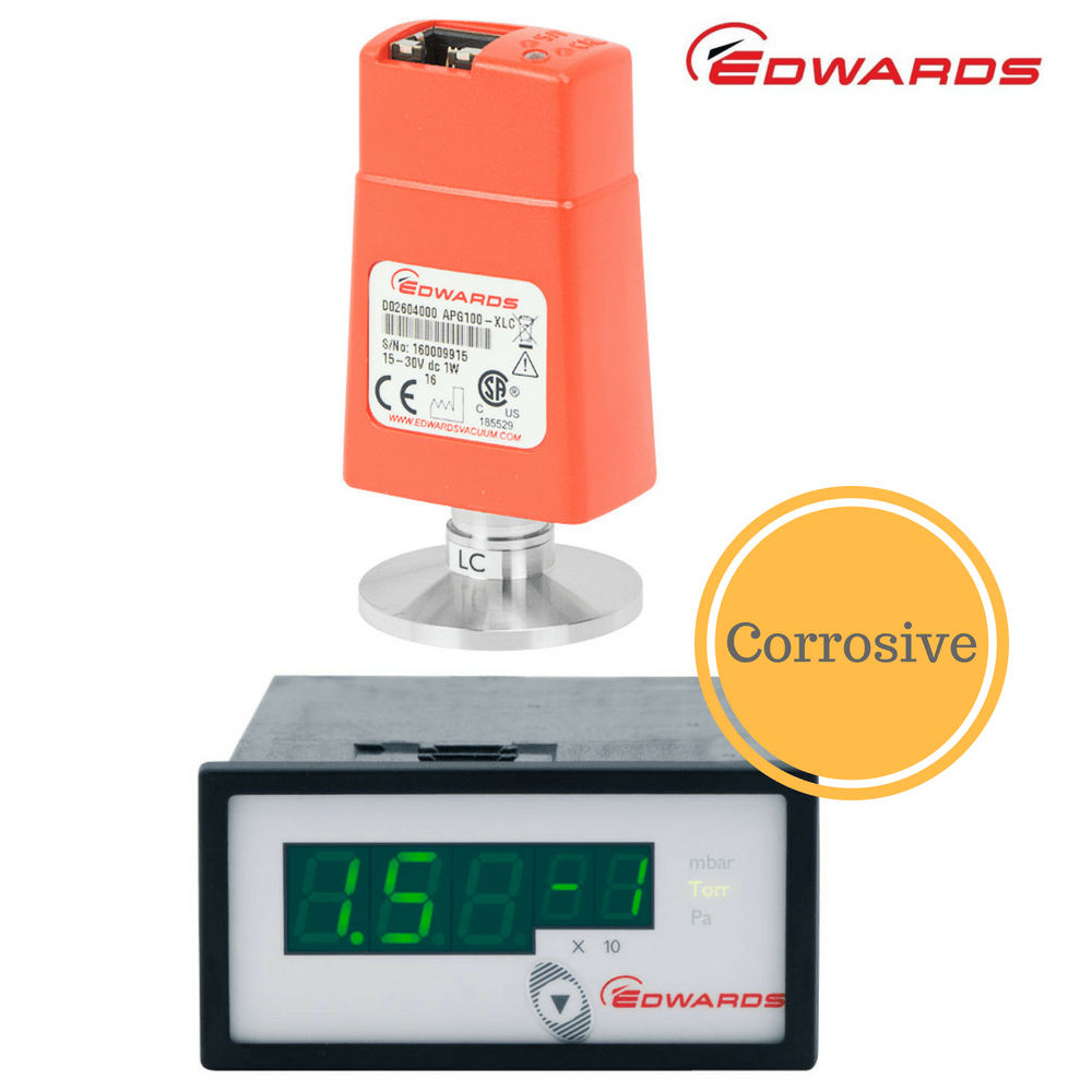 Edwards Pirani Corrosive Gauge Package | APG100-XLC + ADC Controller