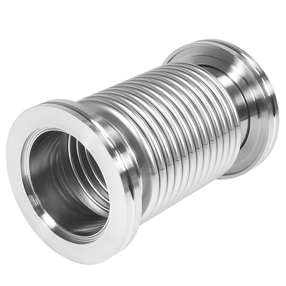 ISO-LF Flexible Bellows, Vacuum Bellows Hose, ISO-LF Large Flange Size, 304 Stainless Steel