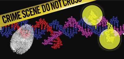 这是一个封闭的犯罪现场 - 仅限实验室专家！