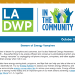 LADWP in the Community Newsletter – October 2020