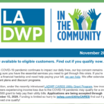 LADWP in the Community Newsletter – November 2020