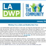 LADWP in the Community Newsletter – January 2021