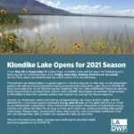 Klondike Lake Opens for 2021 Season