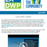 LADWP in the Community Newsletter – April 2021