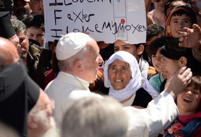 Papa Francisco, Refugiados,.Grecia