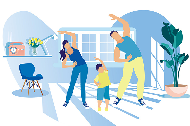 COVID-19 and Exercise: Staying Active while Socially Distancing