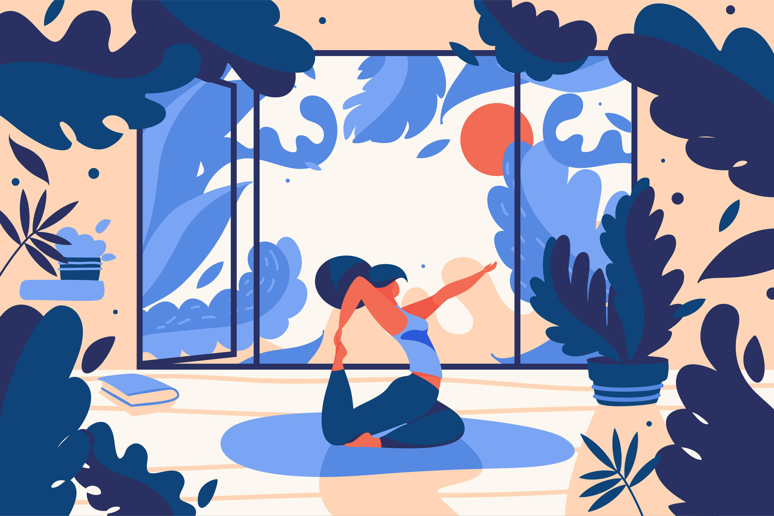 exercising while socially distanced