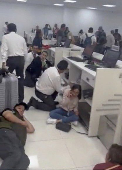 Disparos en Terminal 1 del AICM dejan a un policía herido