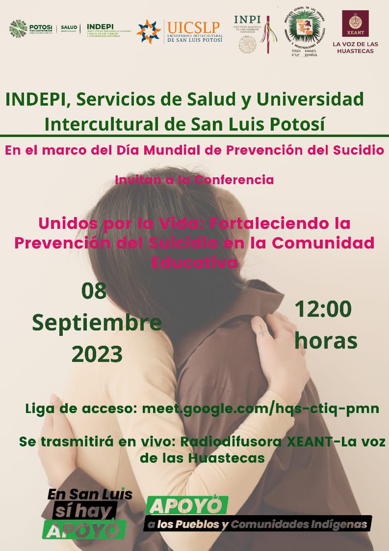 San Luis Potosí apoya en salud mental a comunidades indígenas