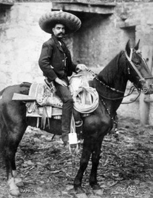 Emiliano Zapata a caballo, retrato.jpg