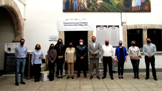 Equipan ventanilla informativa Organización Internacional para Migraciones 2 (1).jpg