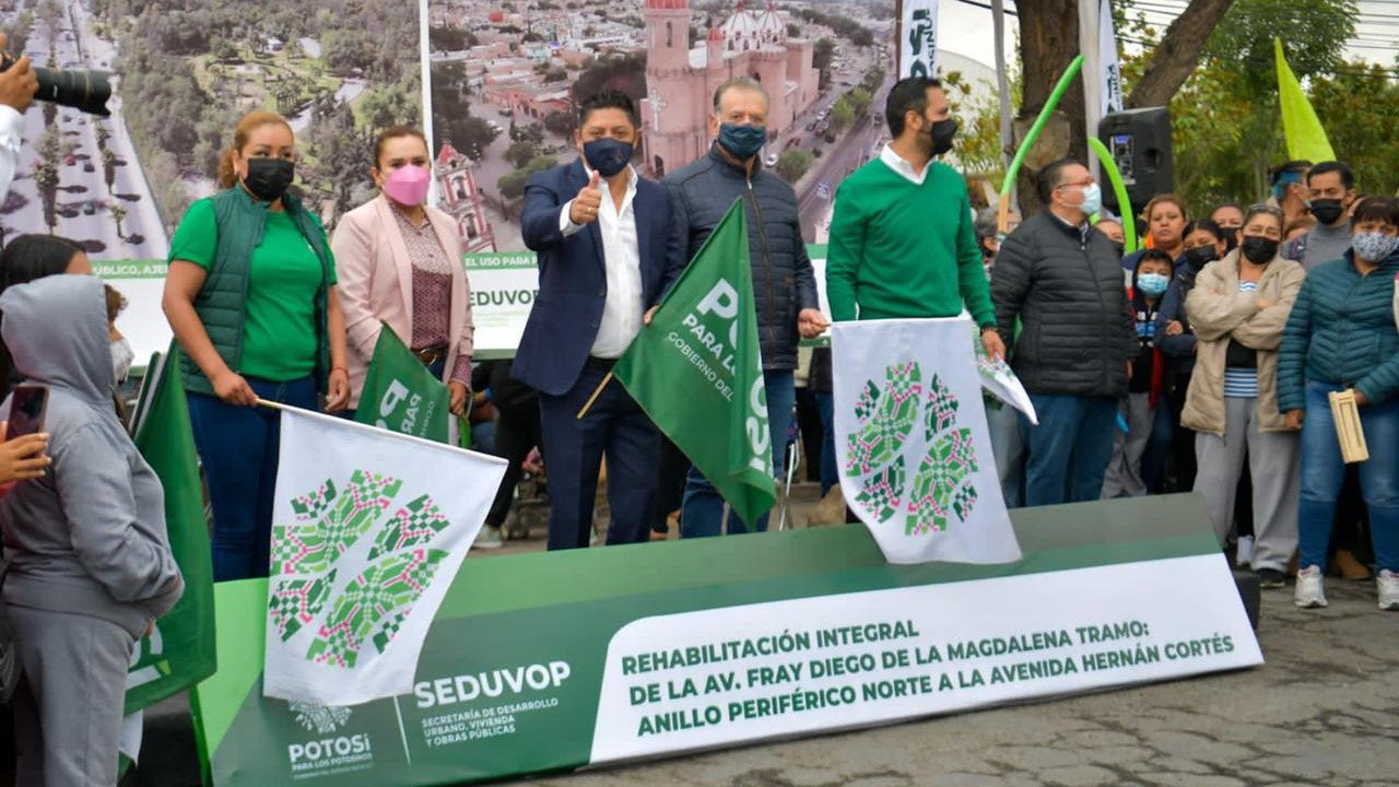 Gallardo da banderazo a renovación de Av. Fray Diego