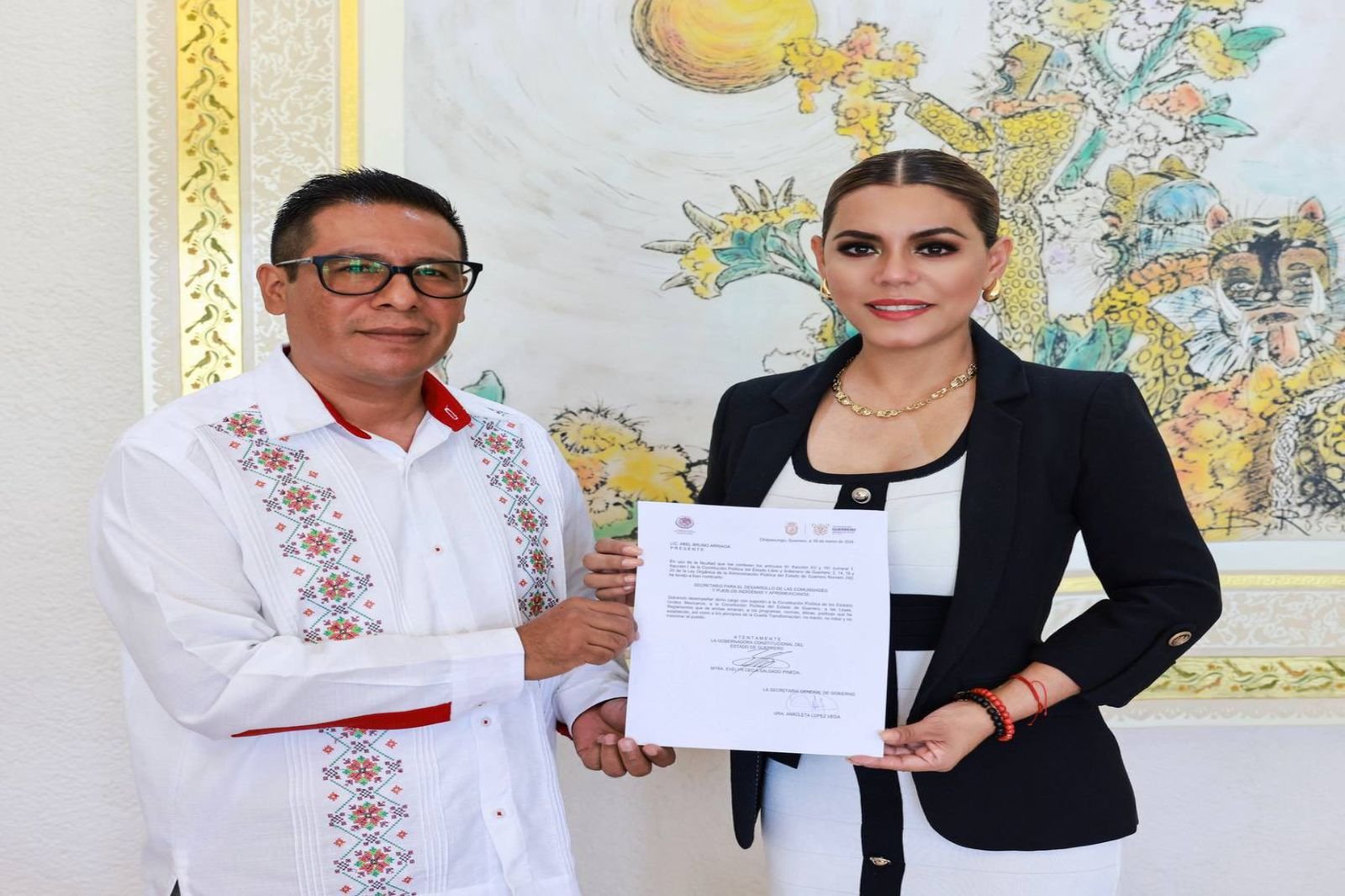 Abel Bruno Arriaga, títular de la Secretaría de Pueblos Indígenas