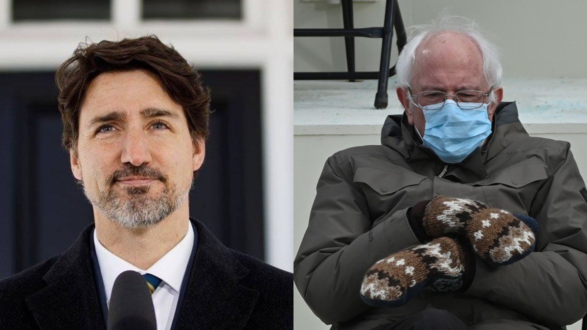 Justin Trudeau meme Sanders.jpg