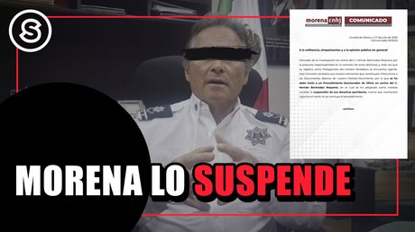 Morena lo suspende