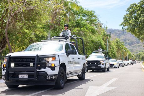 Operativo de Seguridad por Semana Santa en Zihuatanejo