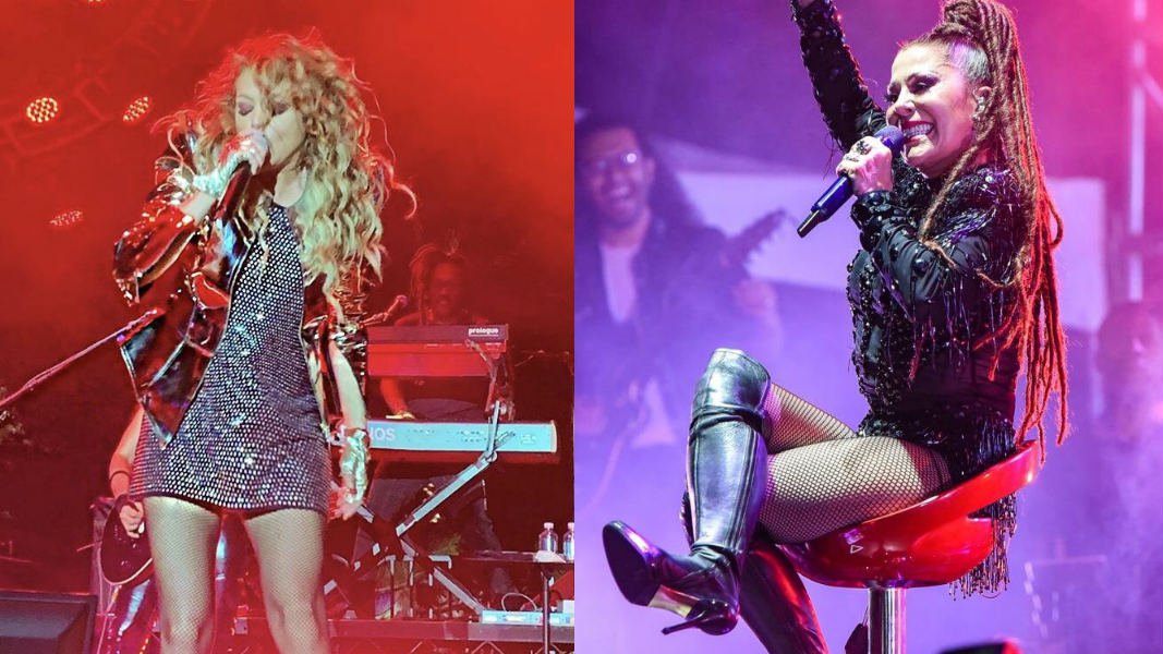 Alejandra Guzmán y Paulina Rubio cantando ‘Ni Tú Ni Nadie’