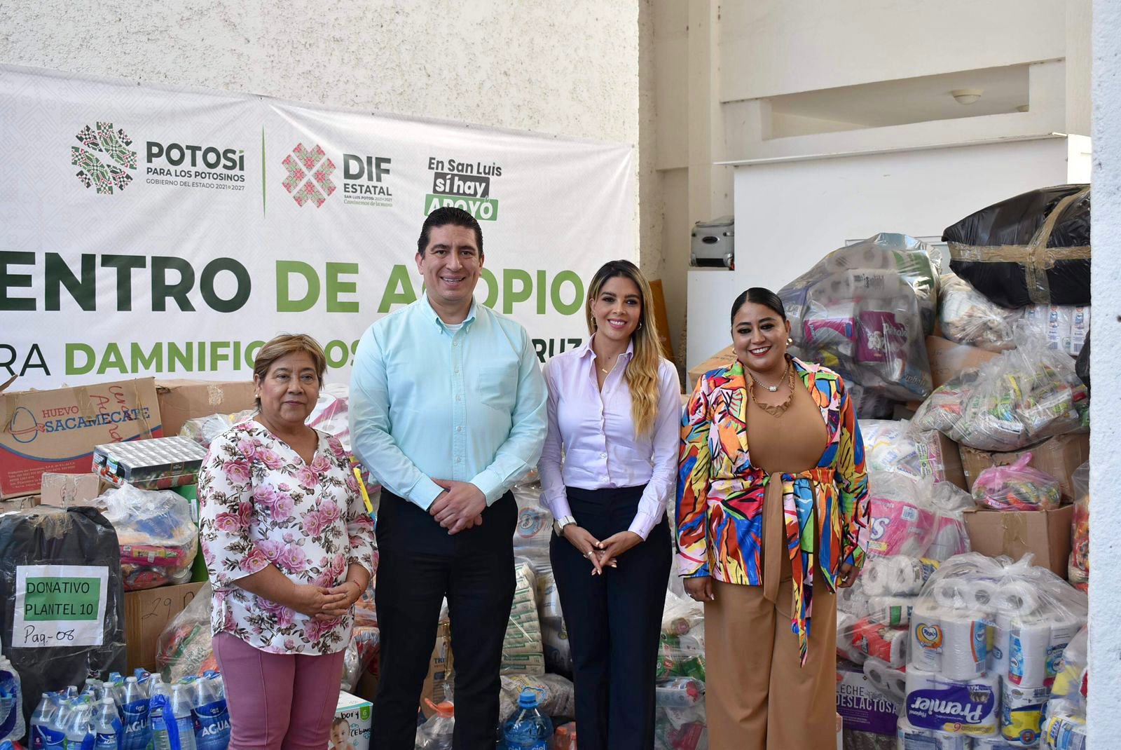 GOBIERNO DE SLP SUMA ESFUERZOS EN APOYO A DAMNIFICADOS