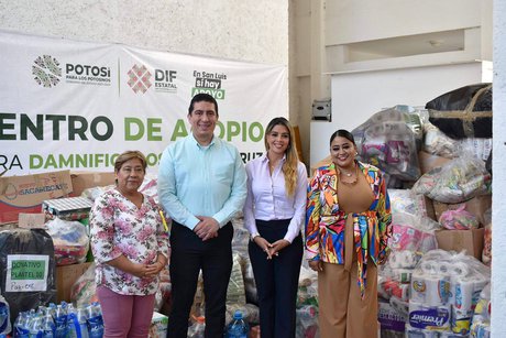 GOBIERNO DE SLP SUMA ESFUERZOS EN APOYO A DAMNIFICADOS