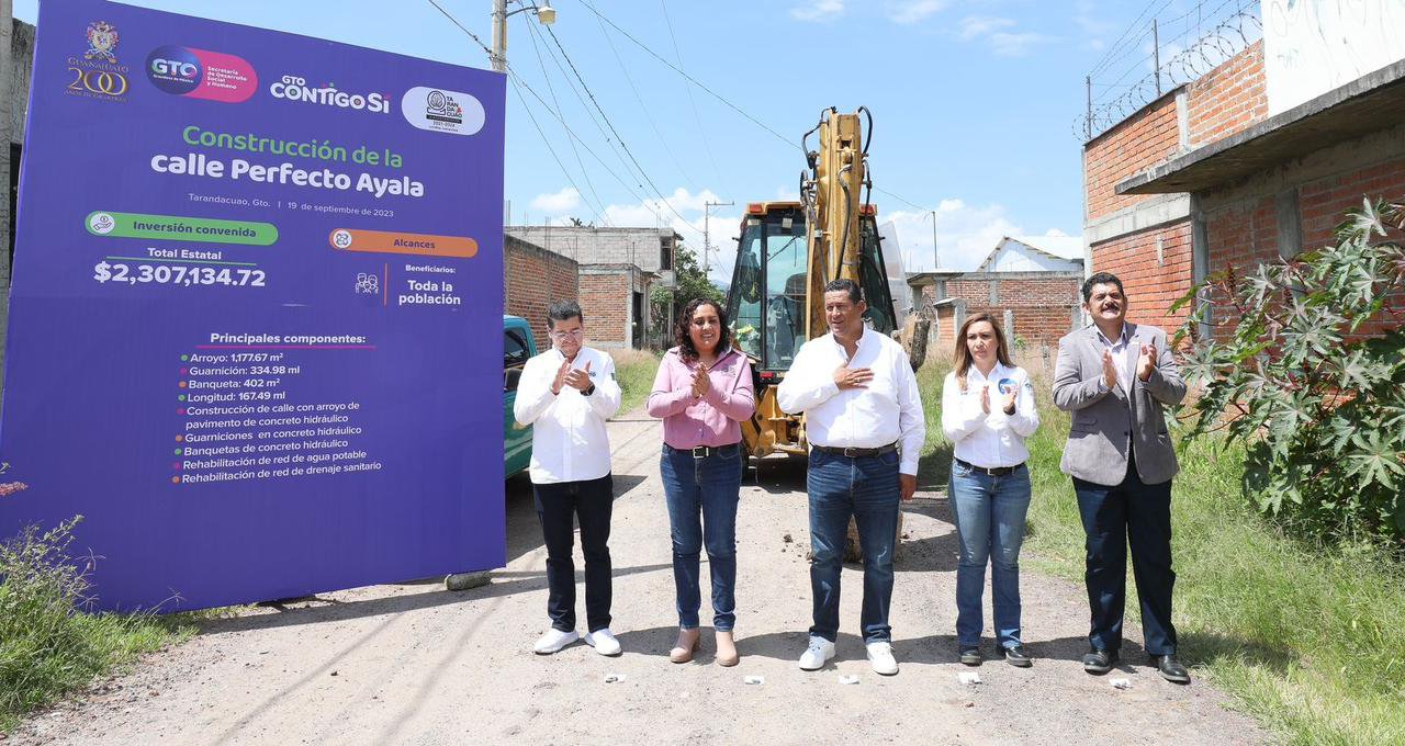 Arranca Gobernador obras por 20 MDP en Tarandacuao