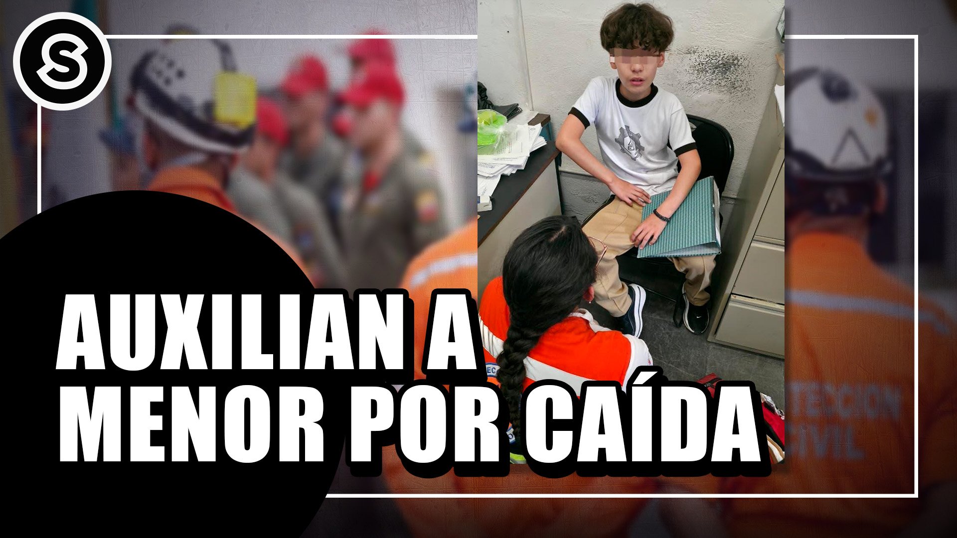 auxilian a menor por caida
