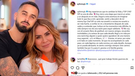 aylin mujia mensaje hijo