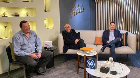 burak y de valdés en saga live.jpg