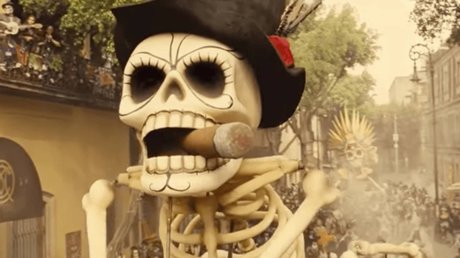 dia de los muertos james bond 007 spectre pelicula desfile