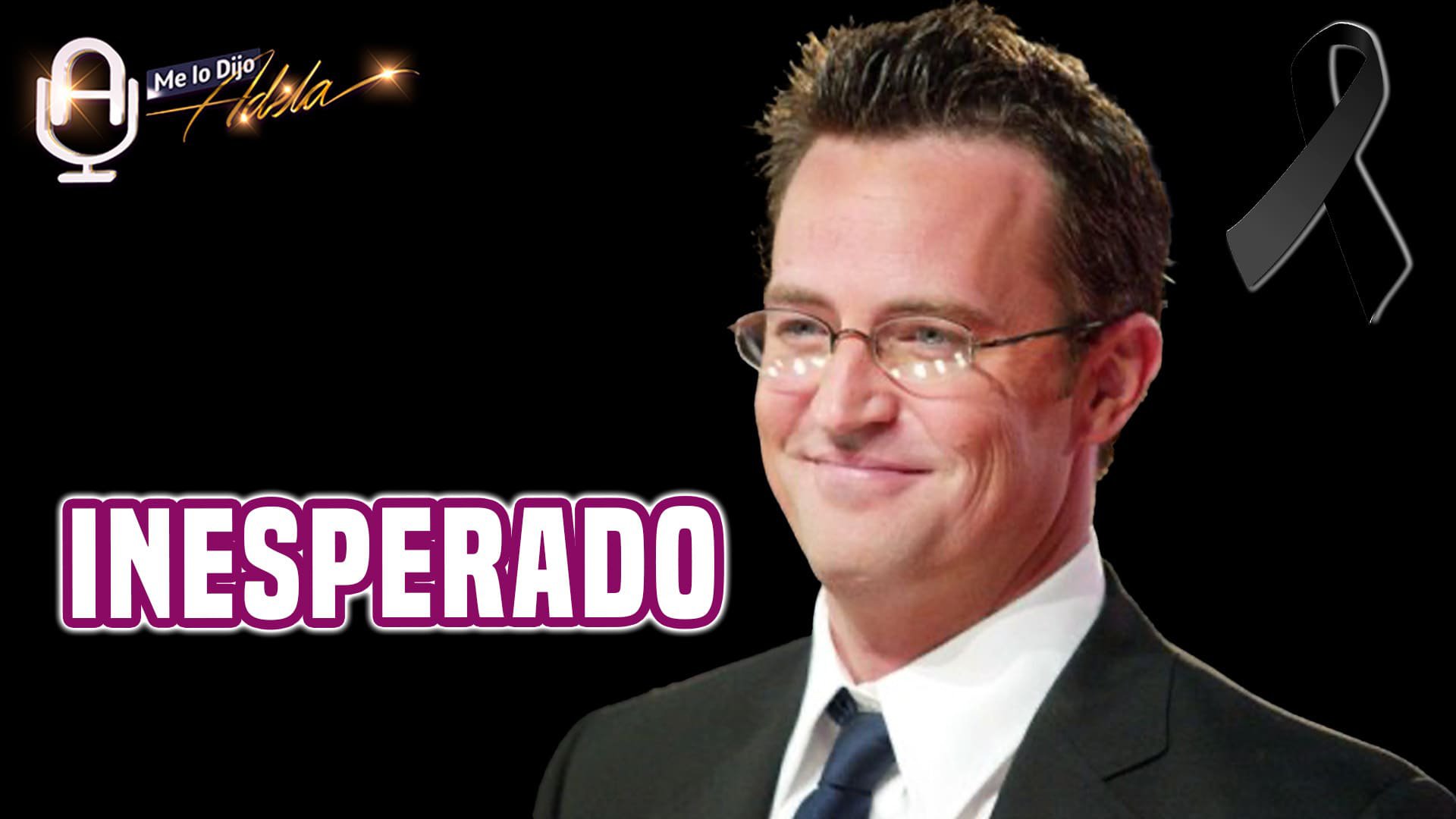 Fallece MATTHEW PERRY, encantador CHANDLER de “FRIENDS”