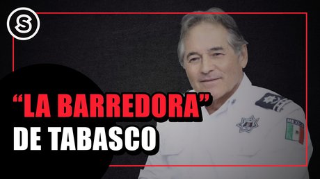 la barredora en roojo