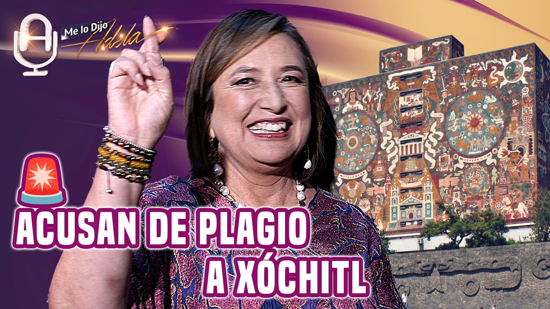 XÓCHITL GÁLVEZ responde a ACUSACIONES de PLAGIO