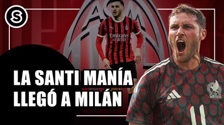 Santiago Gimenez llegó al Milan con el pie derecho