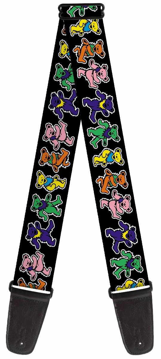 Grateful Dead Dancing Bears Guitar Strap
