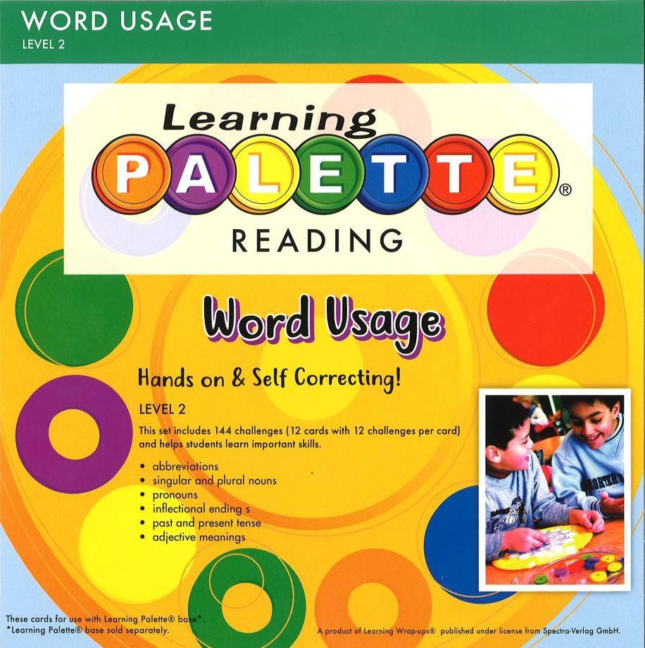 2nd Grade Reading Learning Palette Word Usage