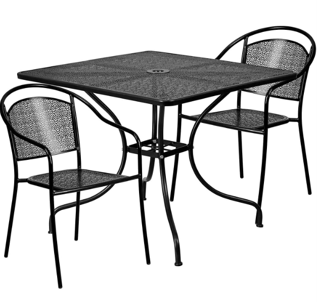 3 piece outdoor patio set mainstays light grey steel metal 3piece outdoor patio furniture set 3 piece outdoor patio set mainstays light grey steel metal 3piece outdoor patio furniture set
