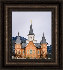 Provo City Center Temple - Spires - Framed provo city center, provo city center art, provo city center temple art, lds wedding gifts, lds gifts
