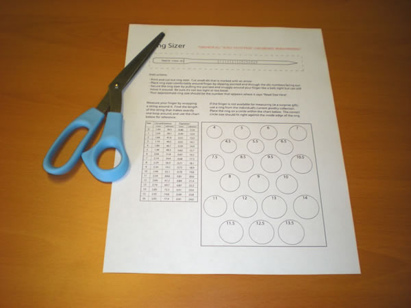 Ring Size Measurement Chart - Esslinger Watchmaker Supplies Blog