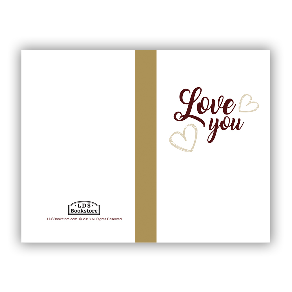 Love You Valentine's Day Card - Printable in LDS Valentine's Day on  LDSBookstore.com