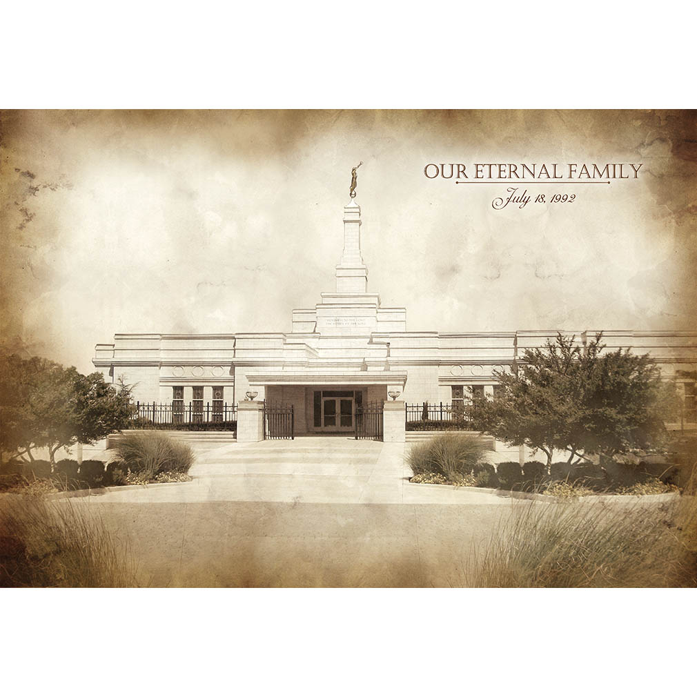 Oklahoma City Temple - Vintage - LDP-VTA-OK
