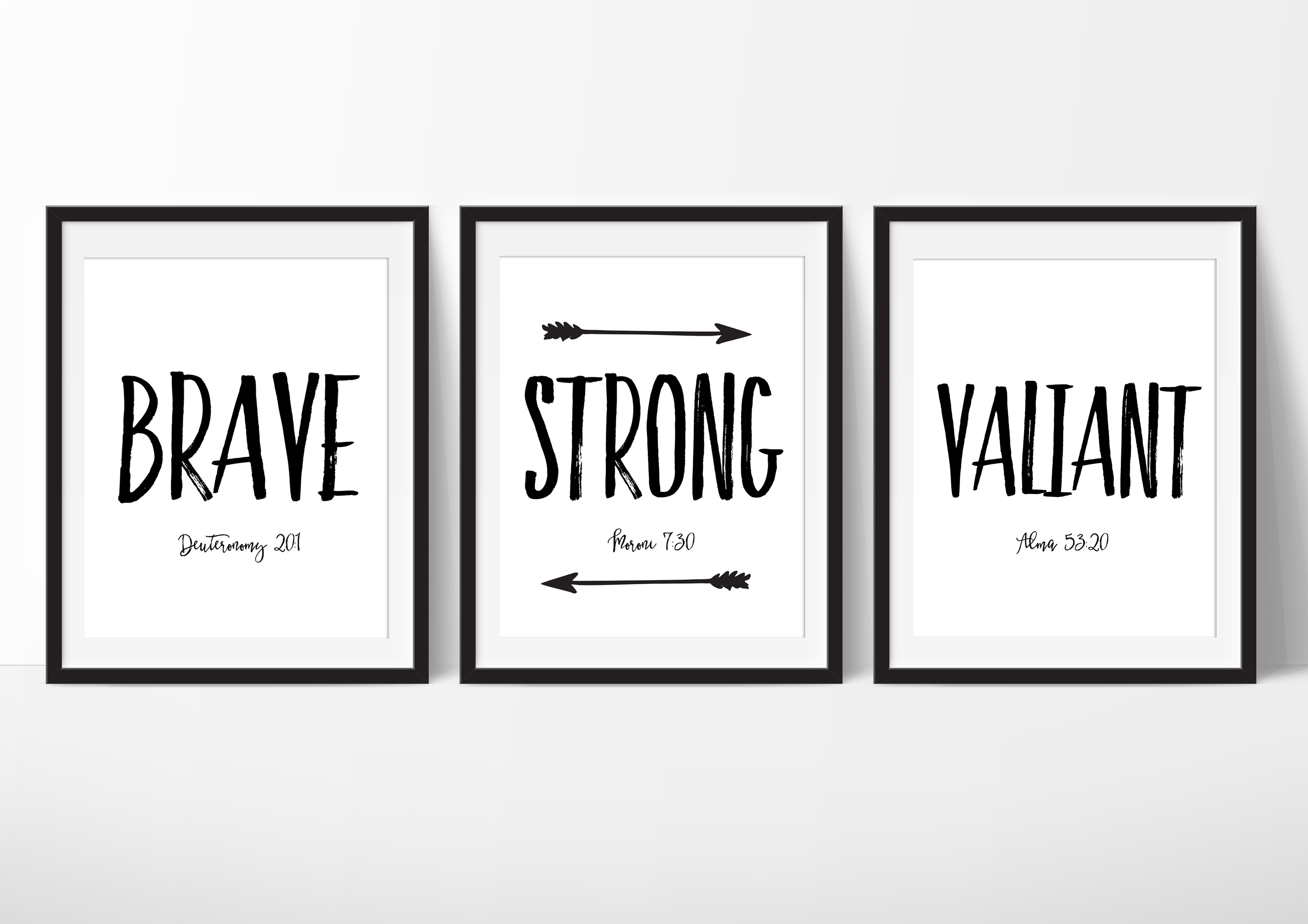 Courageous Effective Valiant - Printable picture relating to Braves Printable Schedule identified as Courageous Sturdy Valiant - Printable