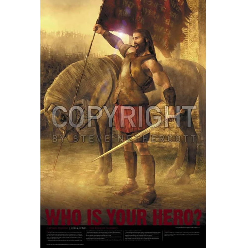 Captain Moroni Poster in Real Hero Posters (RHPB12L)