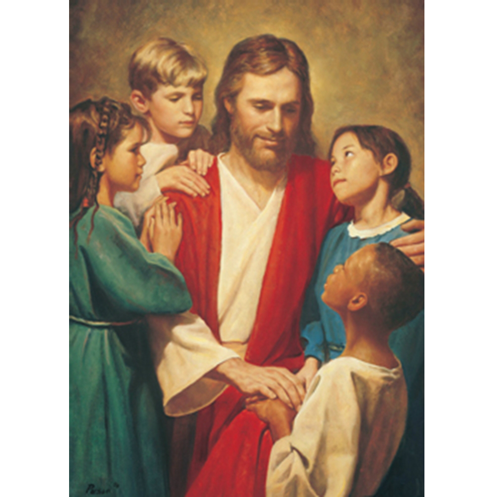 Picture Of Jesus Christ With Children Lds Where Did Joseph Smith Get 