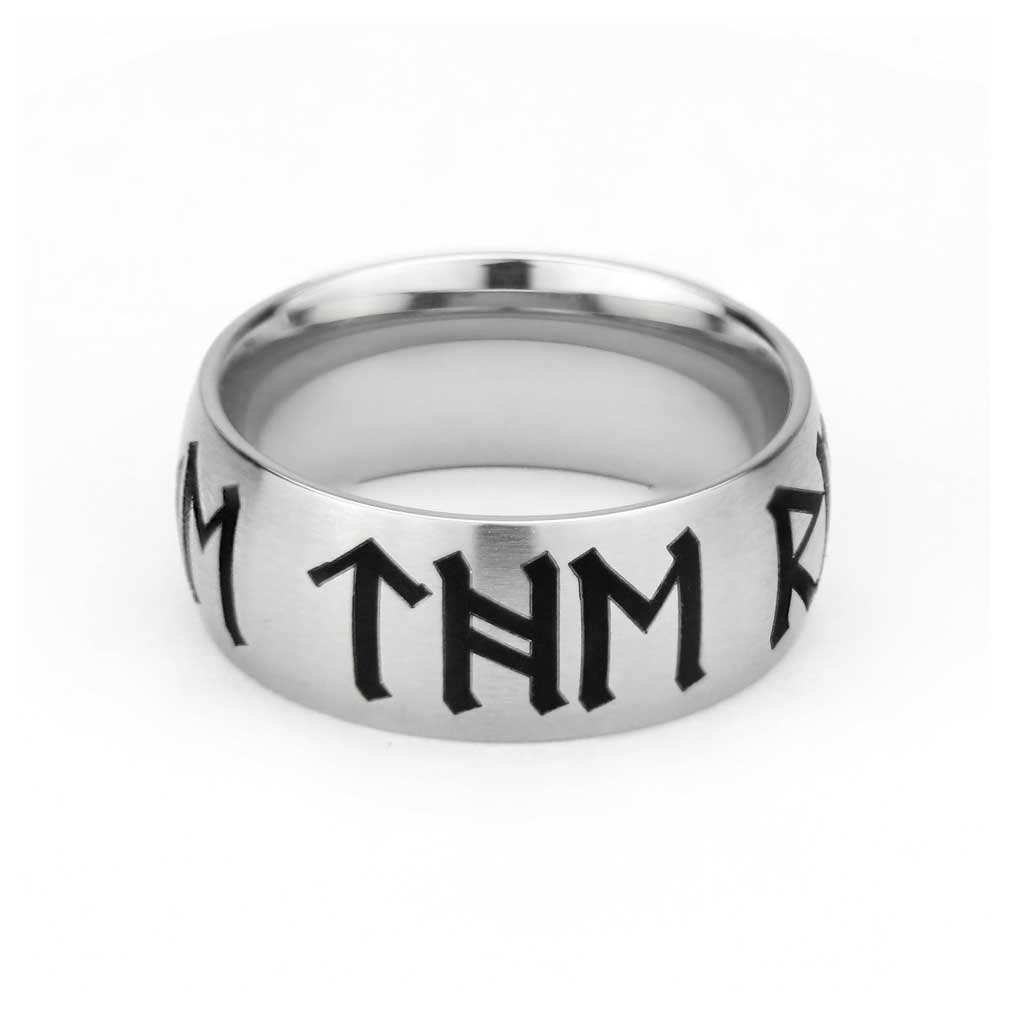 Dwarvish CTR Ring | Pick Your Font, Men's & Women's Rings