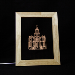 illuminated picture frames