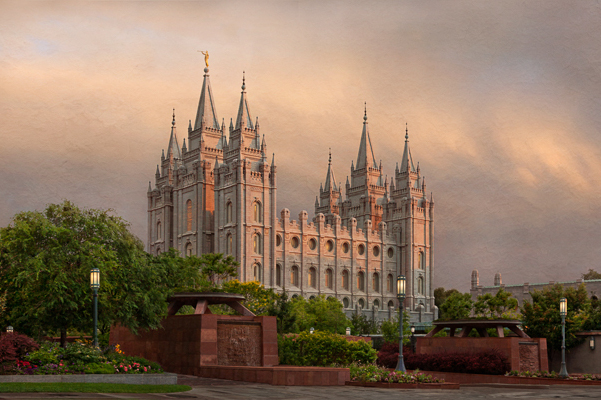 Salt Lake Temple Refuge In Lds Framed Art On Ldsbook Com